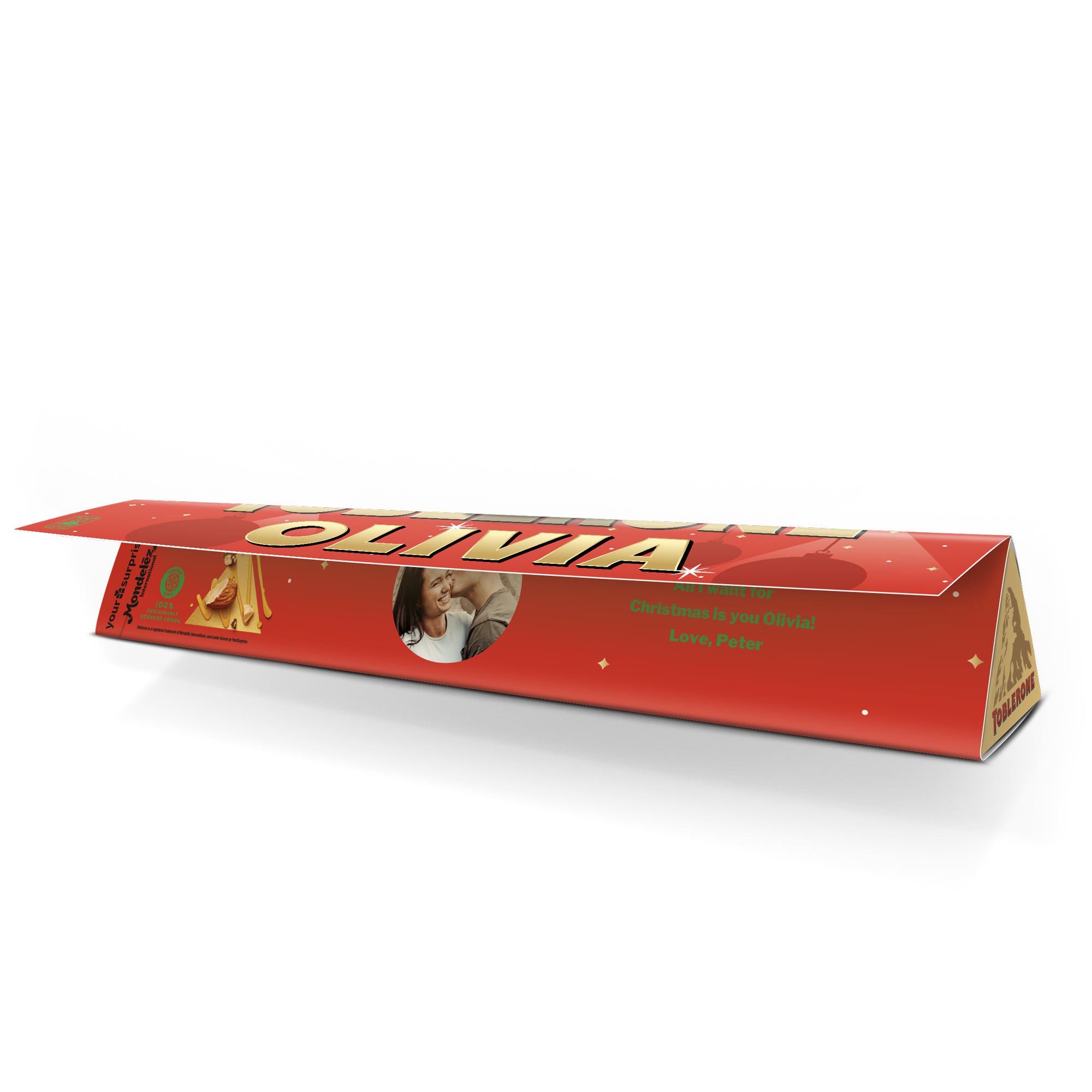 Personalizované Toblerone - Vánoce