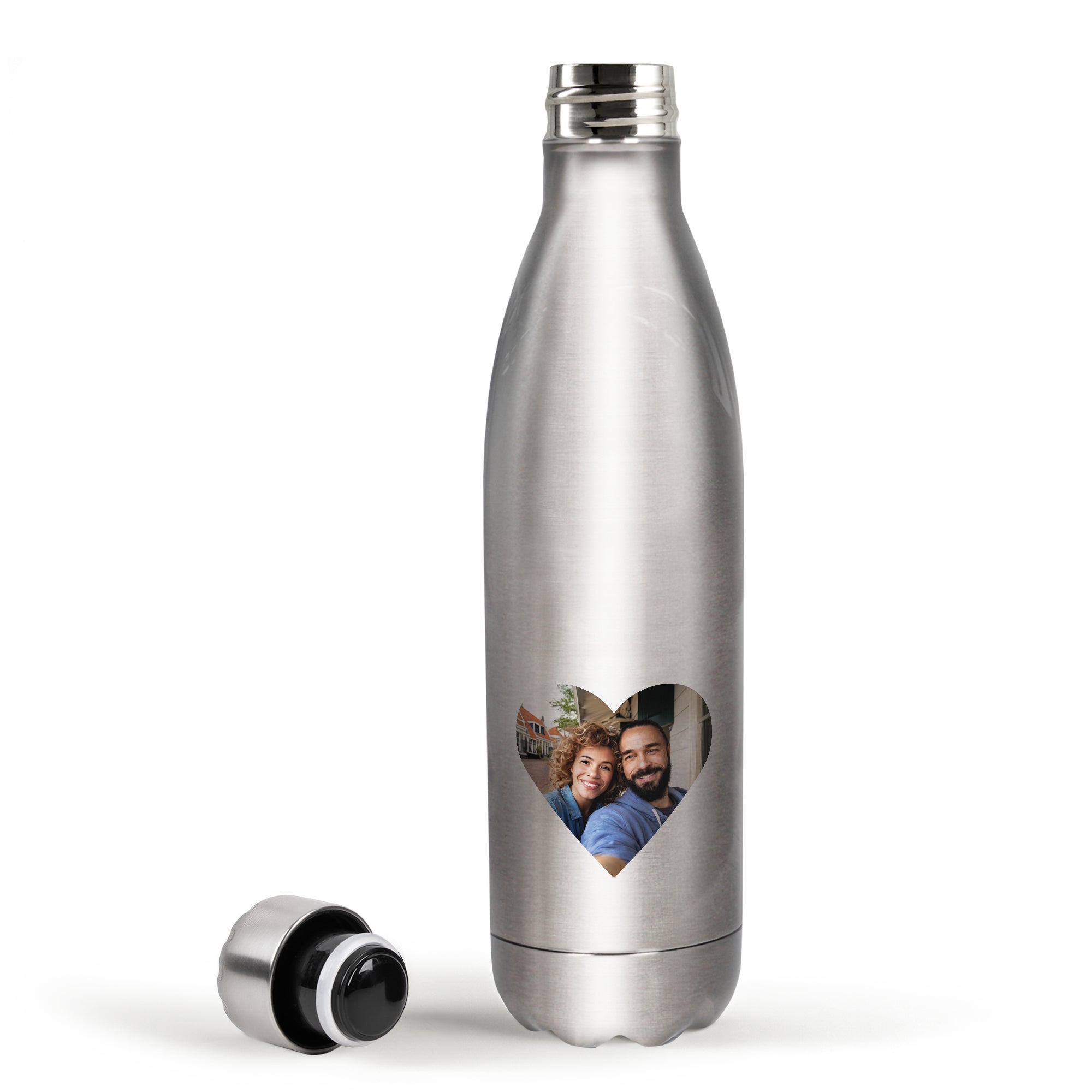RVS drinkfles bedrukken - 750 ml - Aluminium RVS drinkfles bedrukken - 750 ml - Aluminium