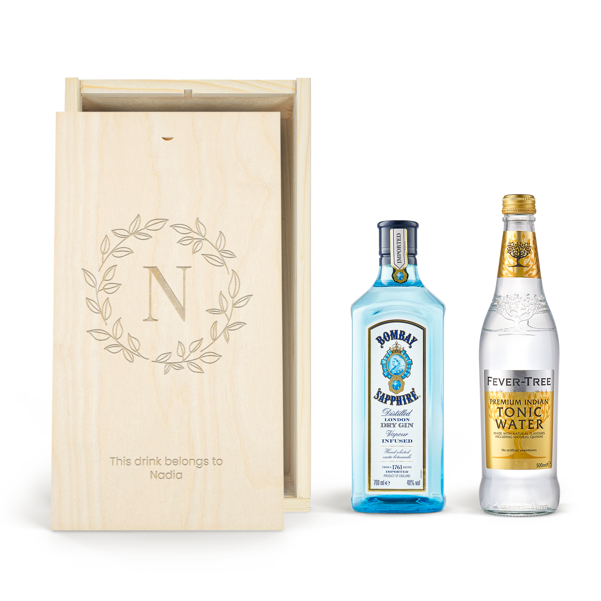 Coffret Gin-Tonic personnalisé - Bombay Sapphire