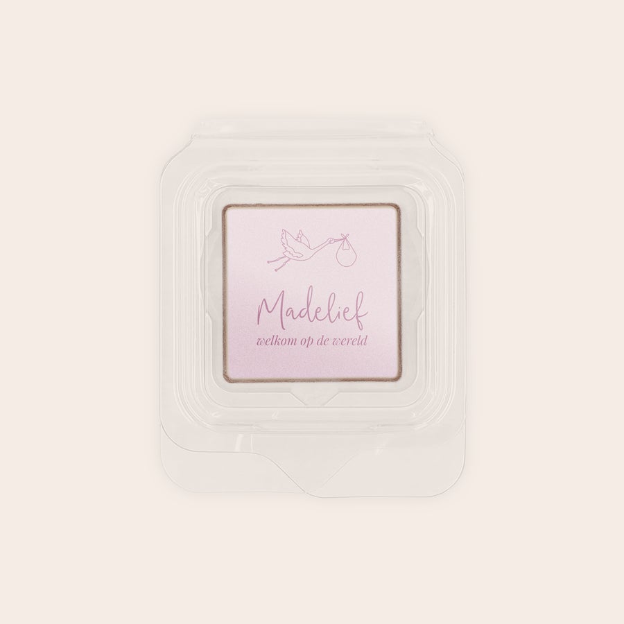 Chocolade traktatie met foto Chocolade traktatie met foto