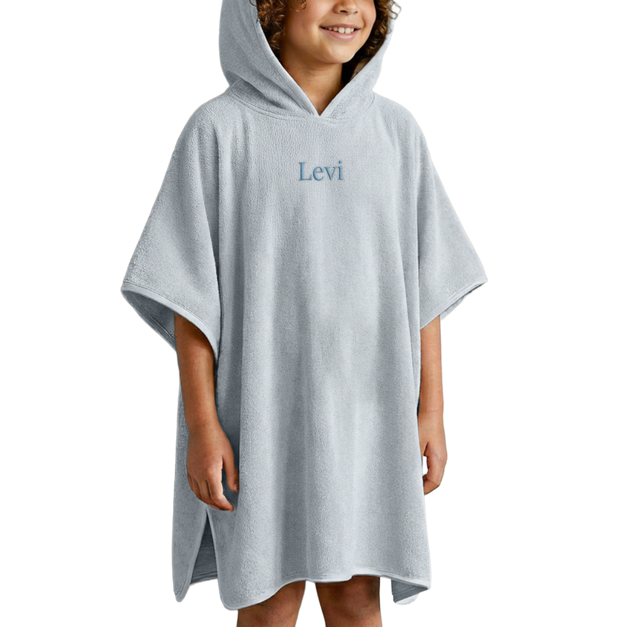 Asciugamano poncho per bambini con nome