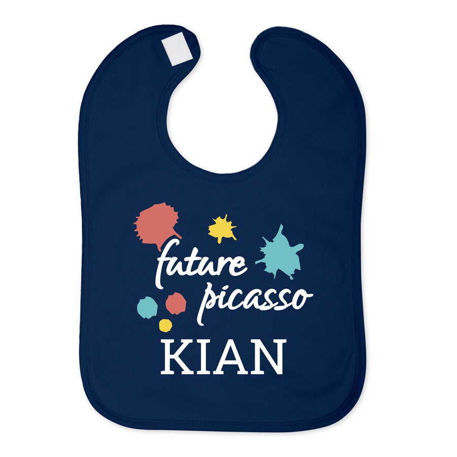 Bavaglino Personalizzato  - Blu scuro