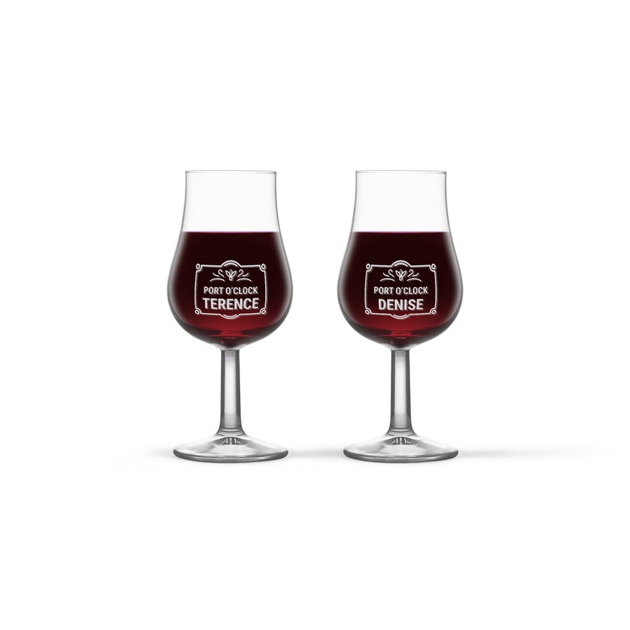 Personalised port glass