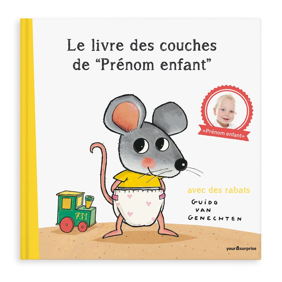 Livre à rabats personnalisé - Qu'il y a t-il dans ta couche ?