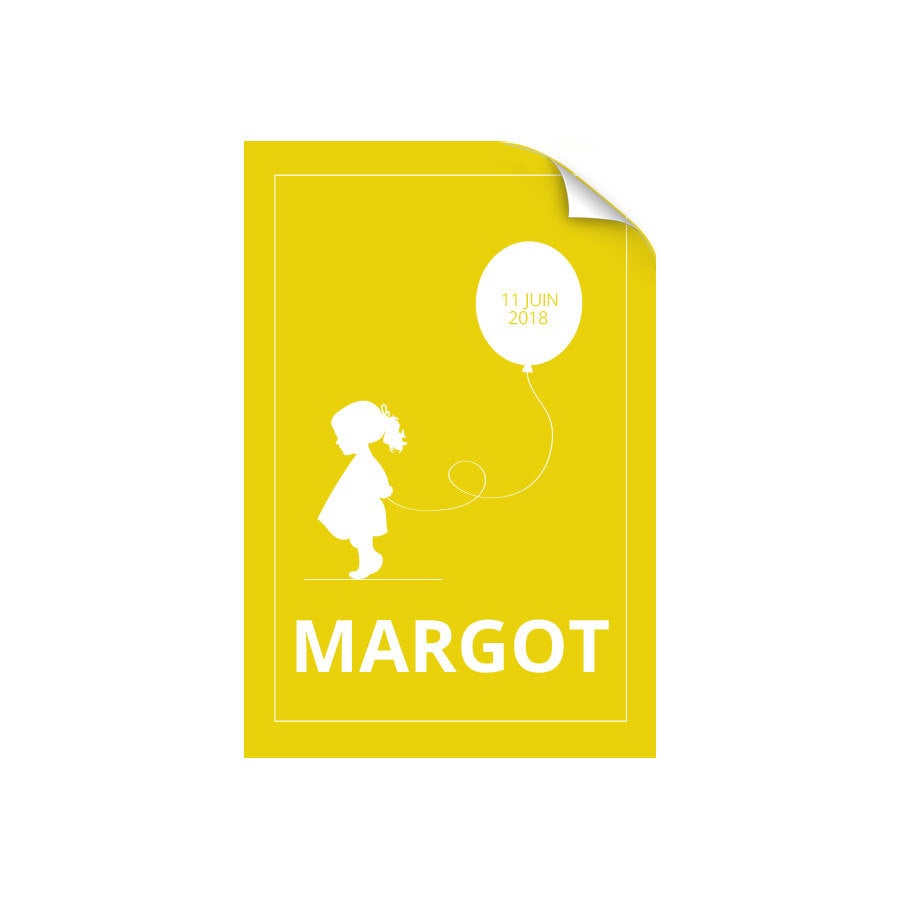 Poster naissance - 50 x 75 cm