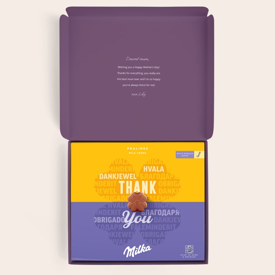 Personalised Milka Chocolate Gift Box - Mother's Day Personalised Milka Chocolate Gift Box - Mother's Day