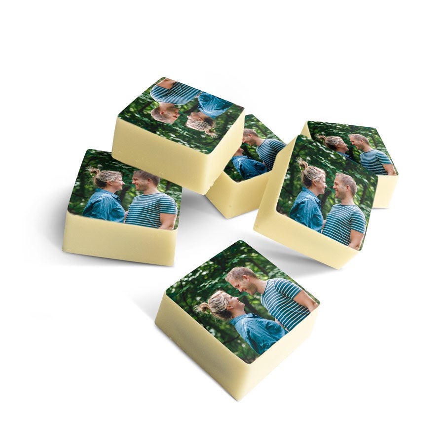 Chocolade bonbons met foto