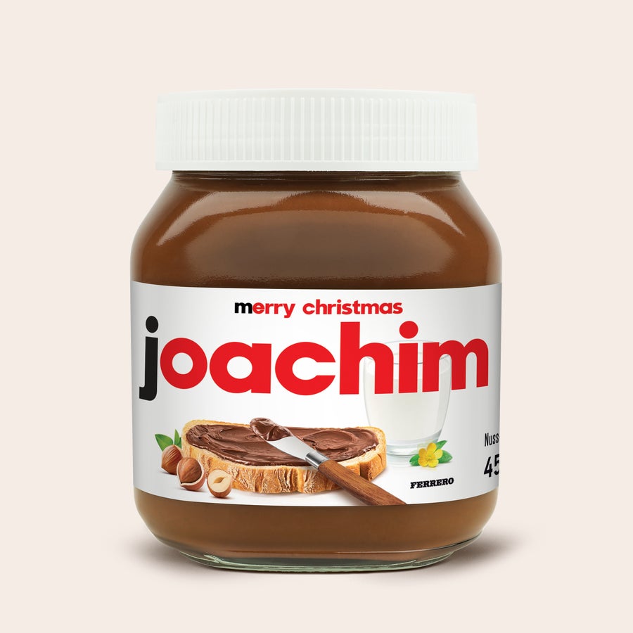 Personalisiertes nutella®-Glas Personalisiertes nutella®-Glas