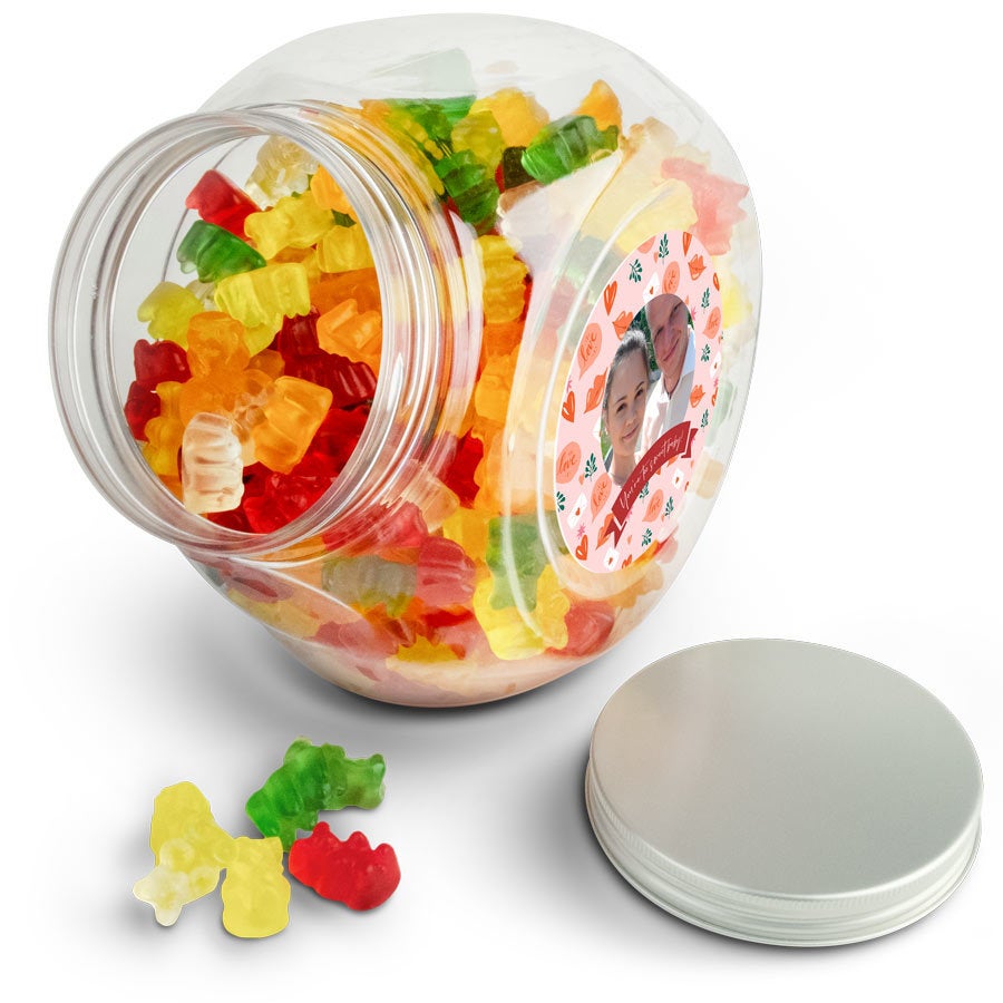 Personalised candy jar YourSurprise