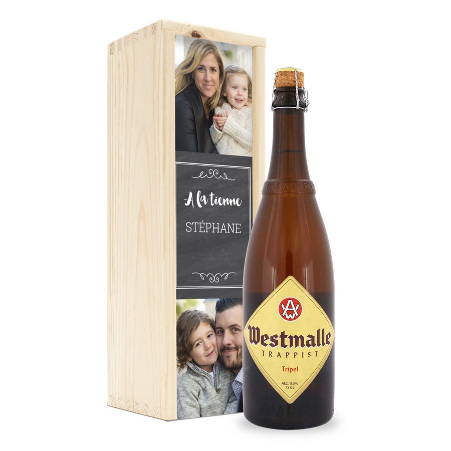 Coffret bière personnalisé - Westmalle Tripel et Dubbel