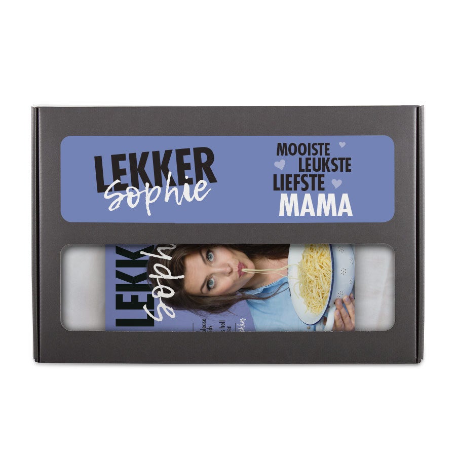 Lekker Miljuschka kookboek met naam - Cadeaupakket voor mama's 