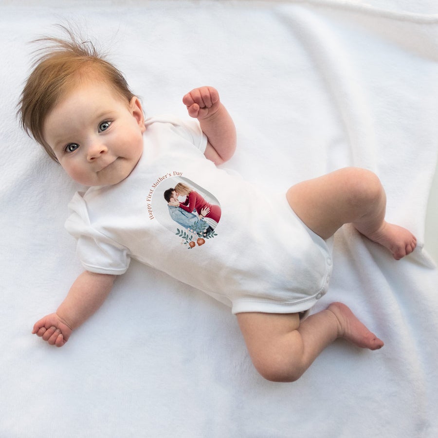 My first Mother's Day romper - White-62/68