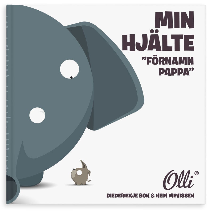 Ollimania Bok med namn- Världens bästa pappa