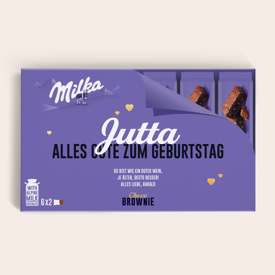 Personalisierte Milka Choco Brownie Personalisierte Milka Choco Brownie