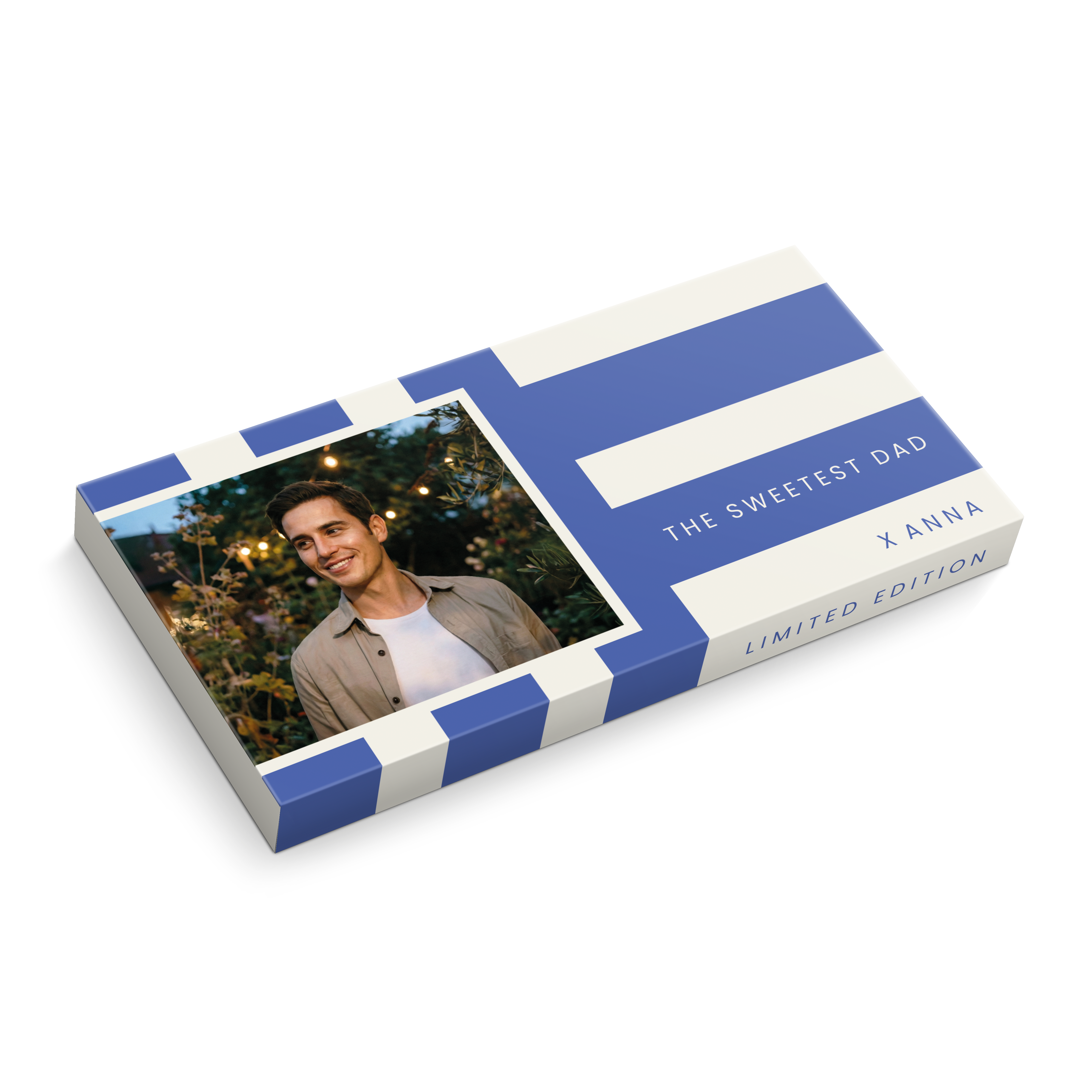 Personalised Milka chocolate greeting card