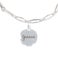 Bracelet gravé argent - Charm petite fille