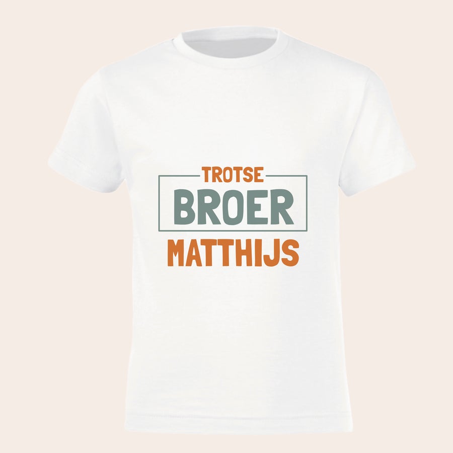 T-shirt - Grote broer / zus bedrukken T-shirt - Grote broer / zus bedrukken