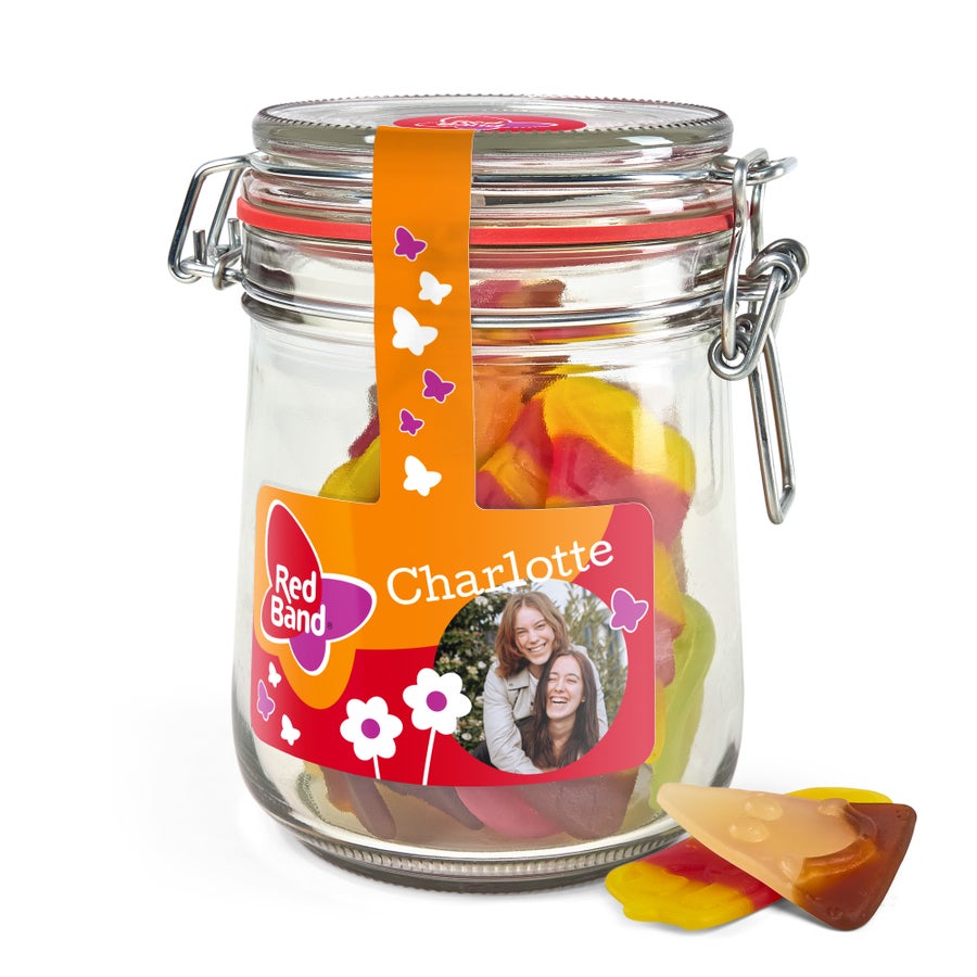 Personalised candy jar - Enjoy mix