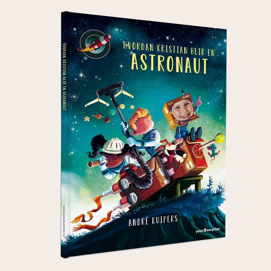 Personlig barnebok - Hvordan kan jeg bli astronaut? Personlig barnebok - Hvordan kan jeg bli astronaut?