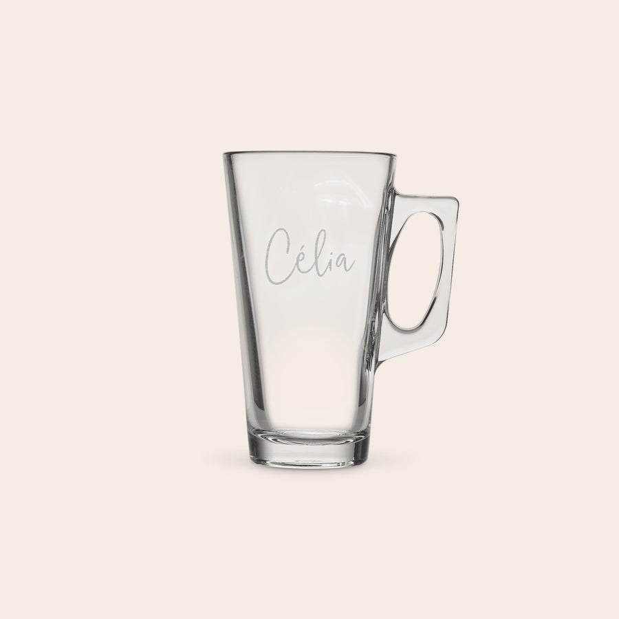 Verre Latte Macchiato personnalisé Verre Latte Macchiato personnalisé
