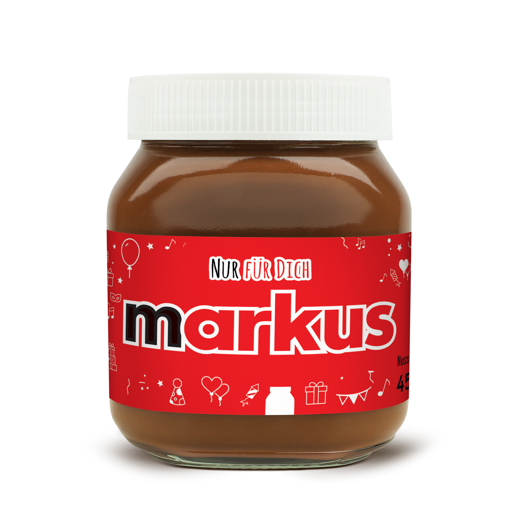 nutella Glas mit 