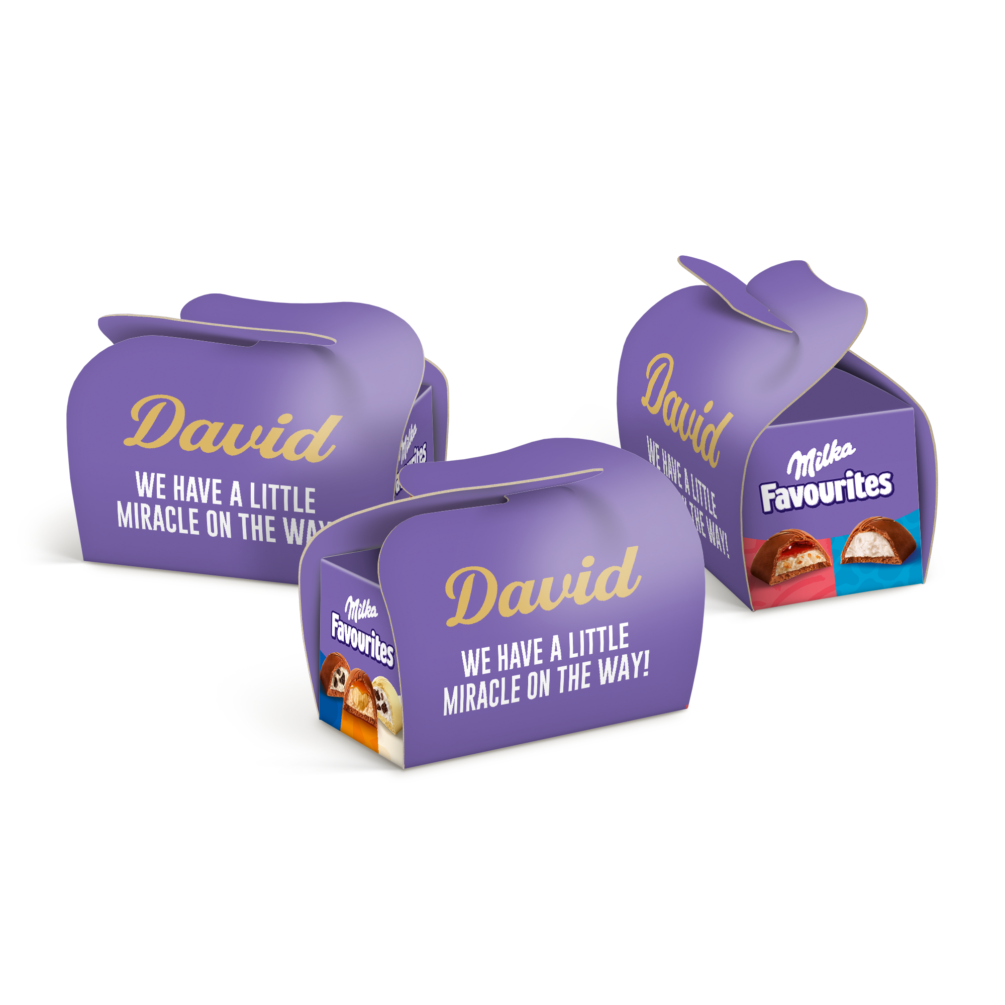 Detalles Milka Favourites en multipack – personalizados