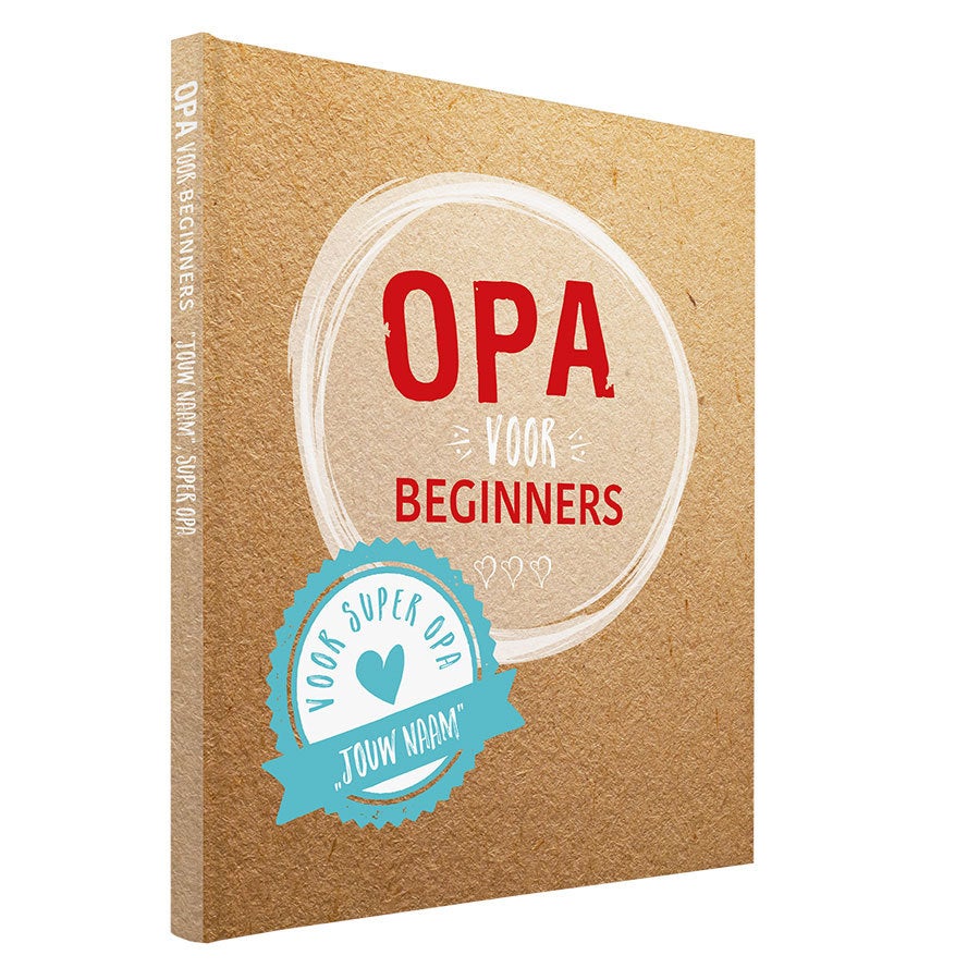 Gepersonaliseerd boek opa voor beginners