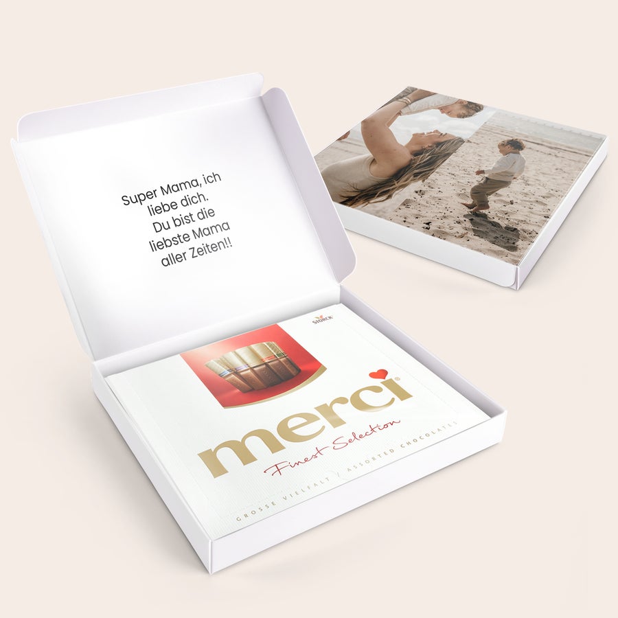 Merci Schokolade Personalisieren- 250 Gramm Merci Schokolade Personalisieren- 250 Gramm