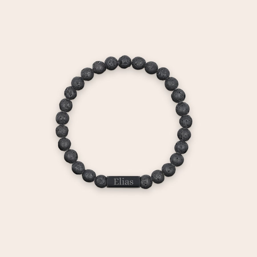 Edelstein-Armband mit Gravur Edelstein-Armband mit Gravur