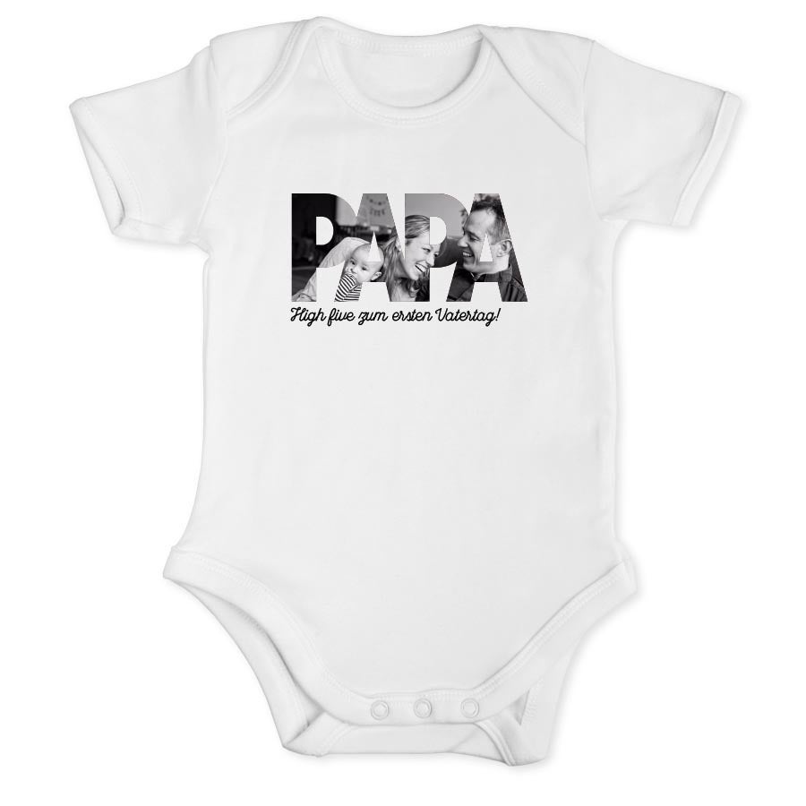 Baby Body bedrucken erster Vatertag