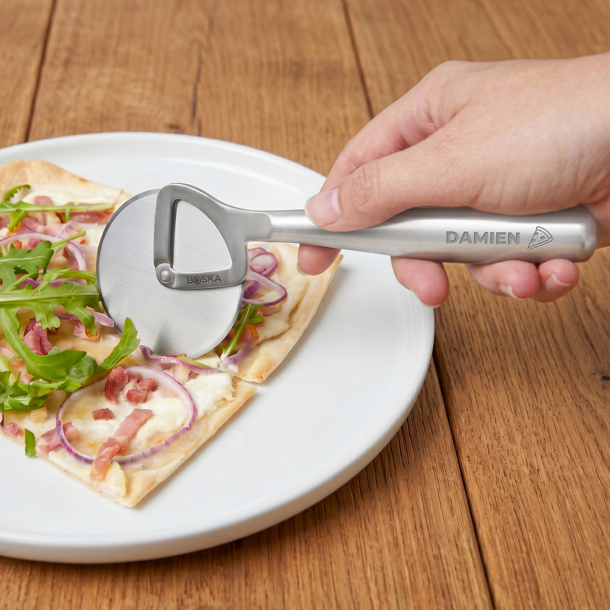 Roulette à pizza BOSKA personnalisée 