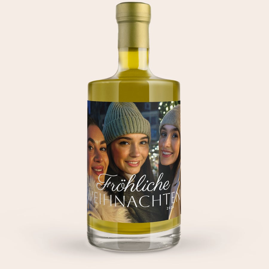 Olivenöl Geschenk mit Foto & Name Olivenöl Geschenk mit Foto & Name