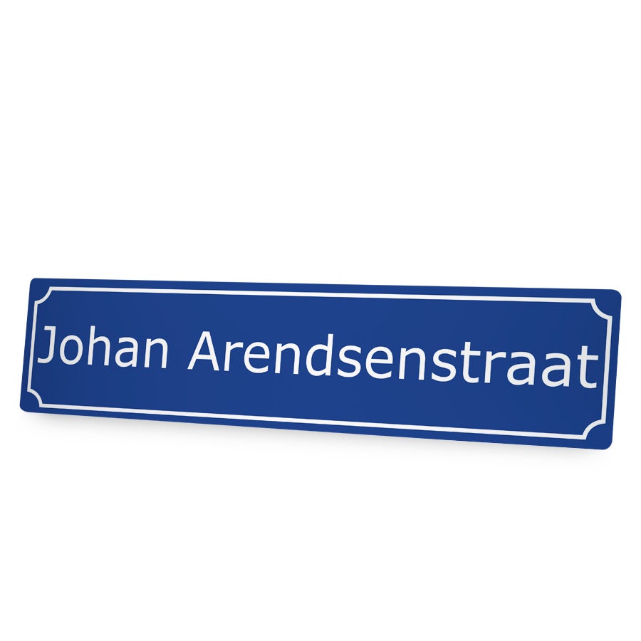 Persoonlijk straatnaambord Persoonlijk straatnaambord