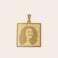 Necklace with square pendant Necklace with square pendant