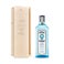 Gin in engraved case - Bombay Sapphire