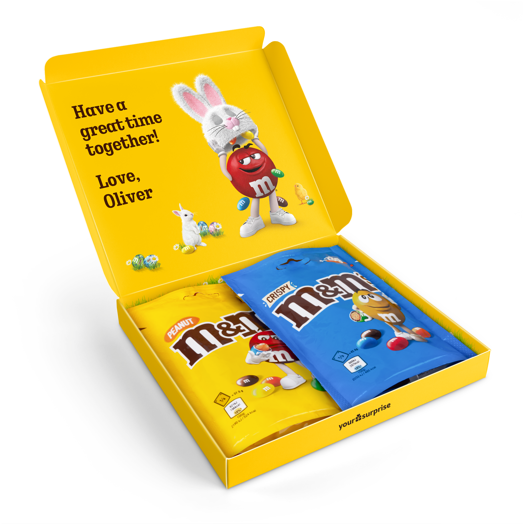 M&M's ajándékdoboz személyre szabása