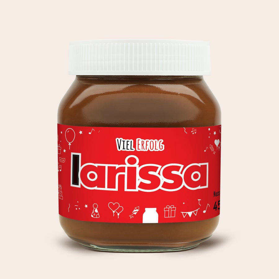 Personalisiertes nutella®-Glas nutella® Glas, personalisiert mit