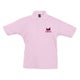 Custom polo-paita - Kids - Pink - 8 vuotta