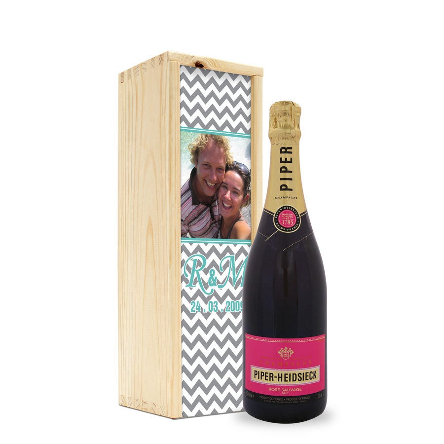 Piper Heidsieck Brut Rosé - 750ml - in kist