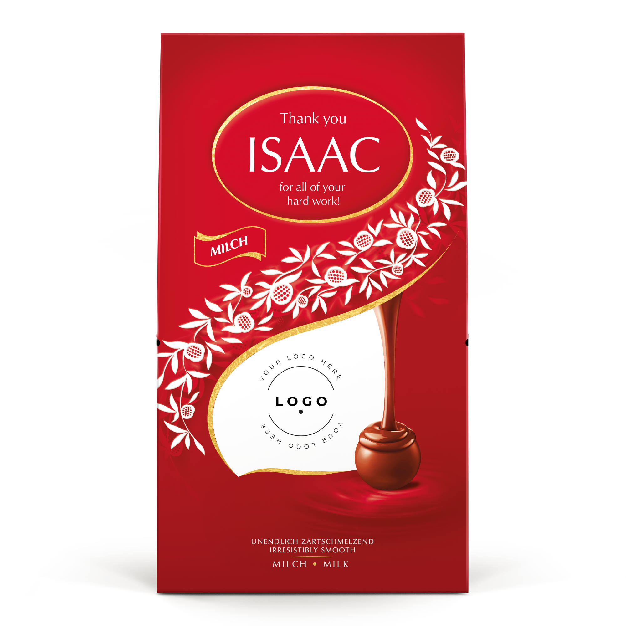 Personalised Lindt chocolate gift box - 1kg