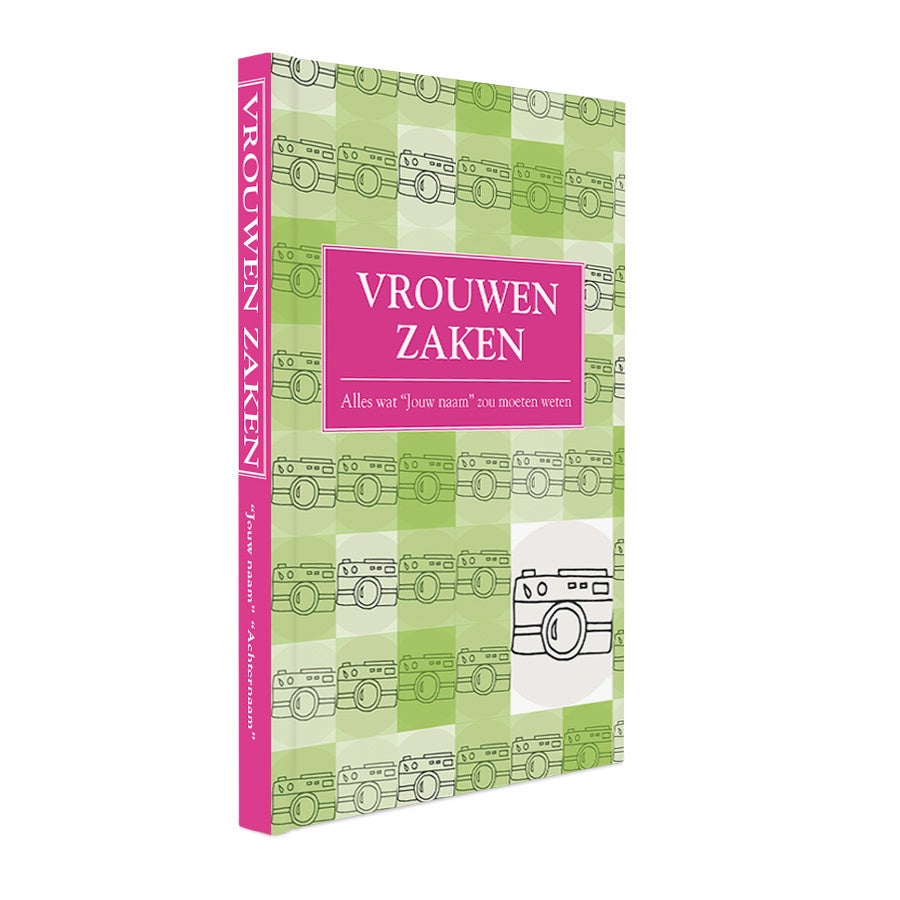 Boek "Vrouwenzaken" personaliseren