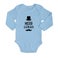 Babybody - Langarm - Babyblau - 62/68