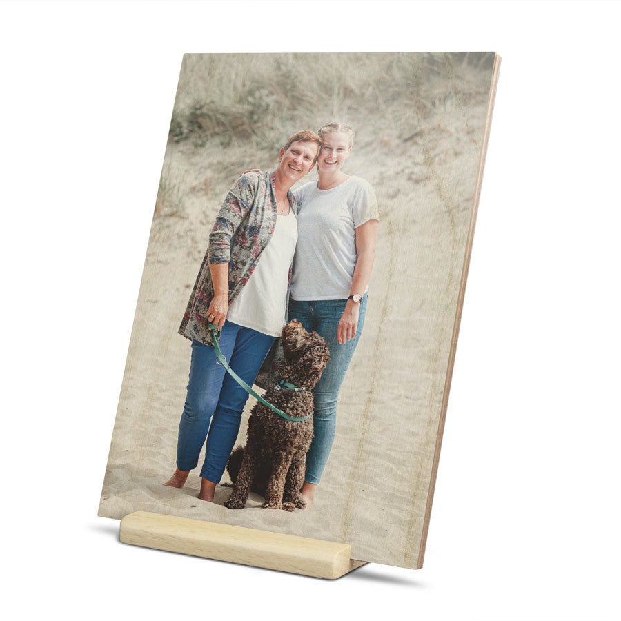 Personalised wooden card with photo | YourSurprise