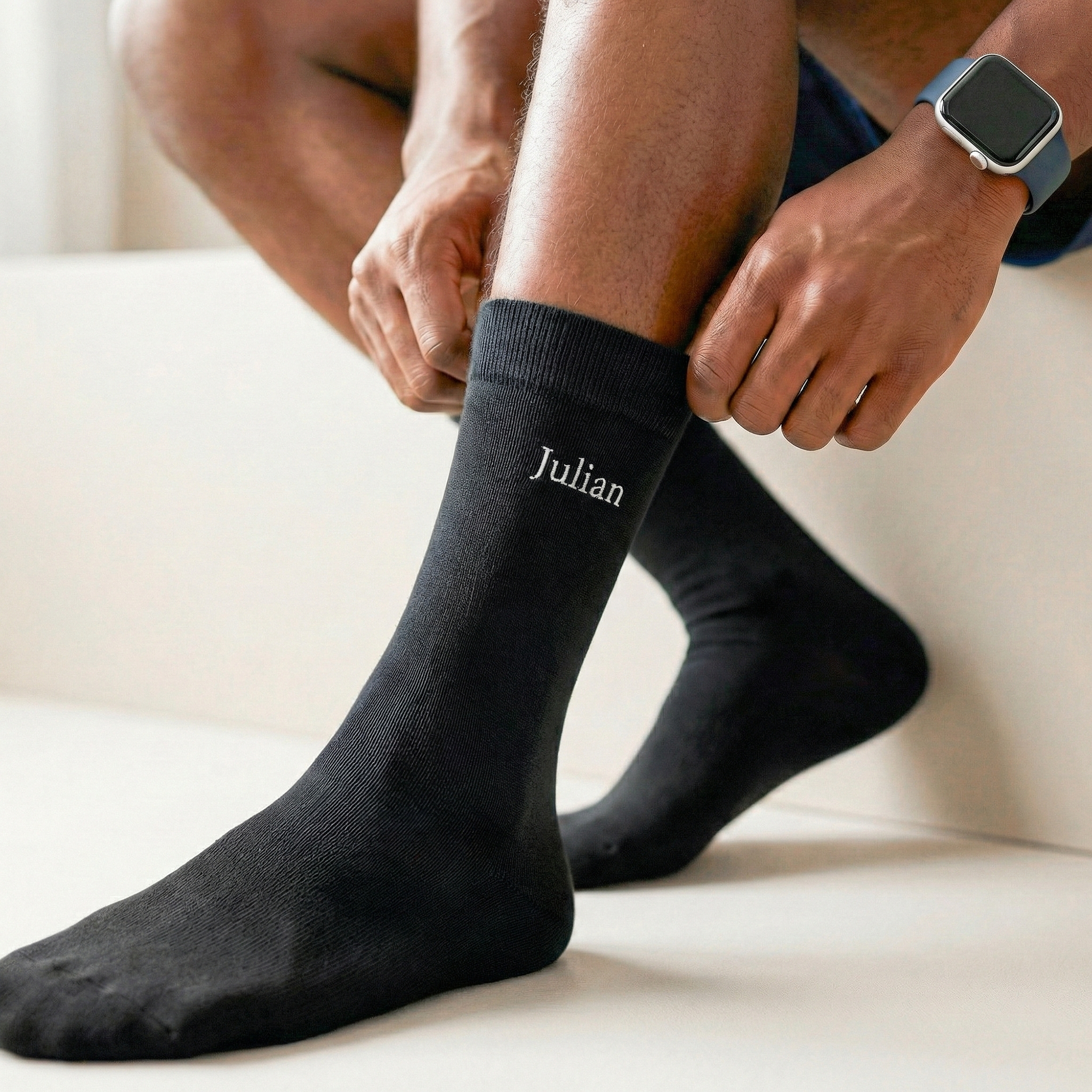 Bestickte Socken