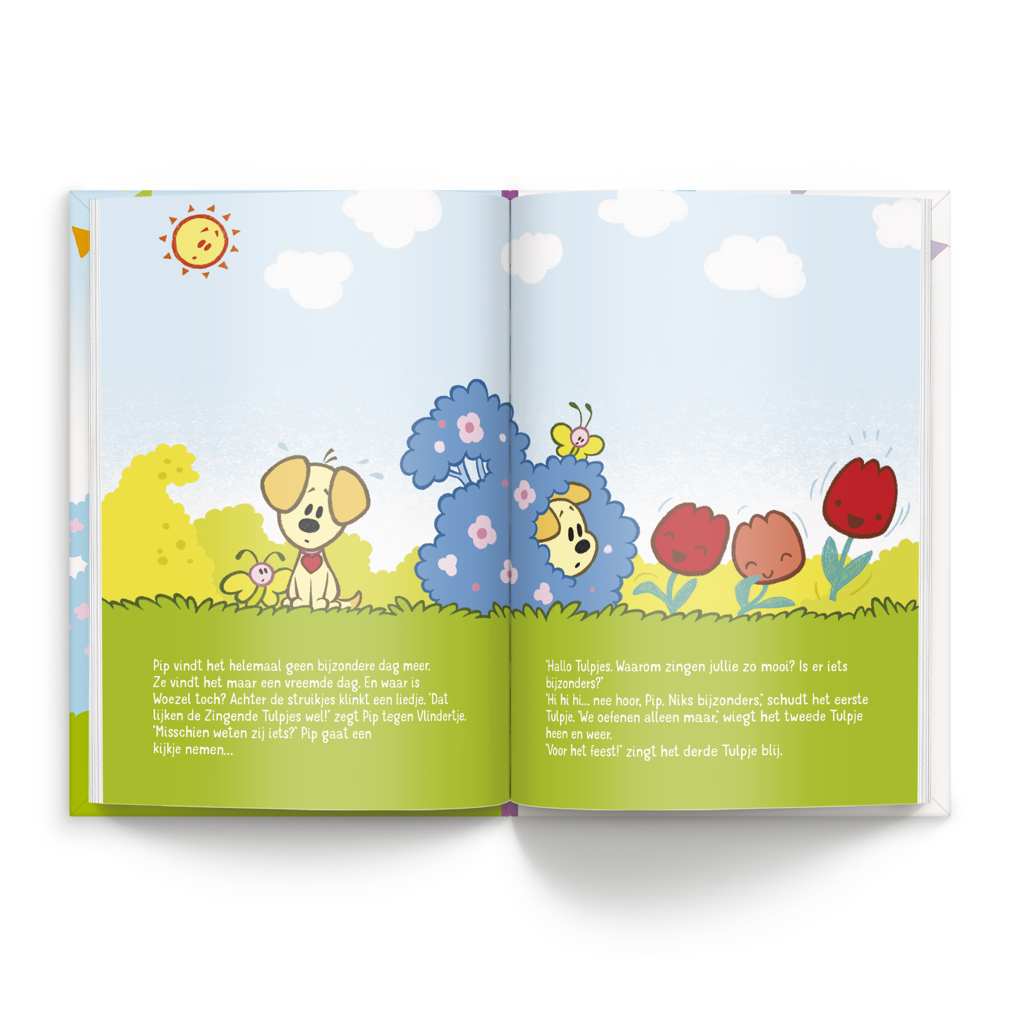 Boek "Woezel en Pip is jarig!" personaliseren