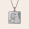 Collier pendentif carré Collier pendentif carré