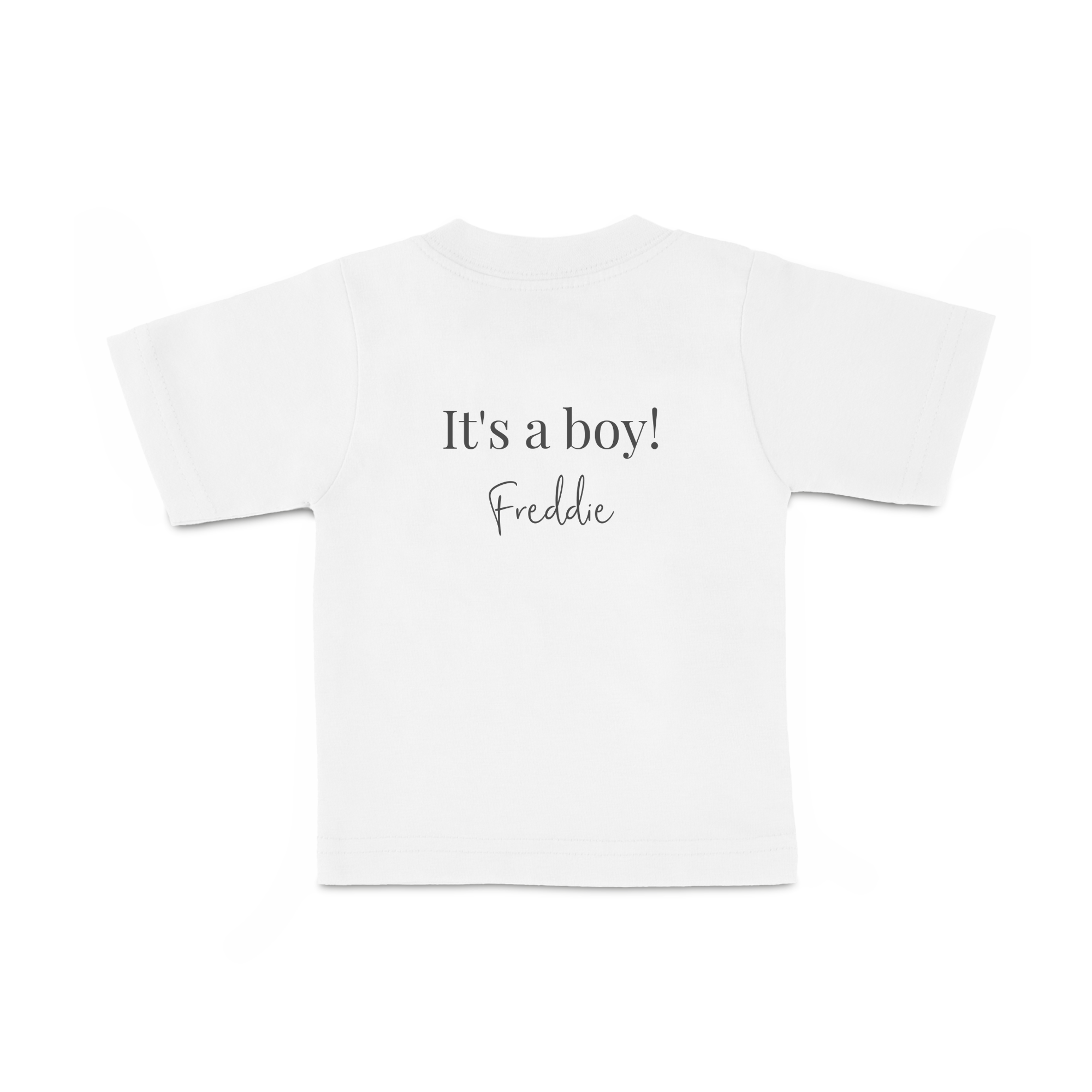 T-shirt feito sob encomenda do bebê