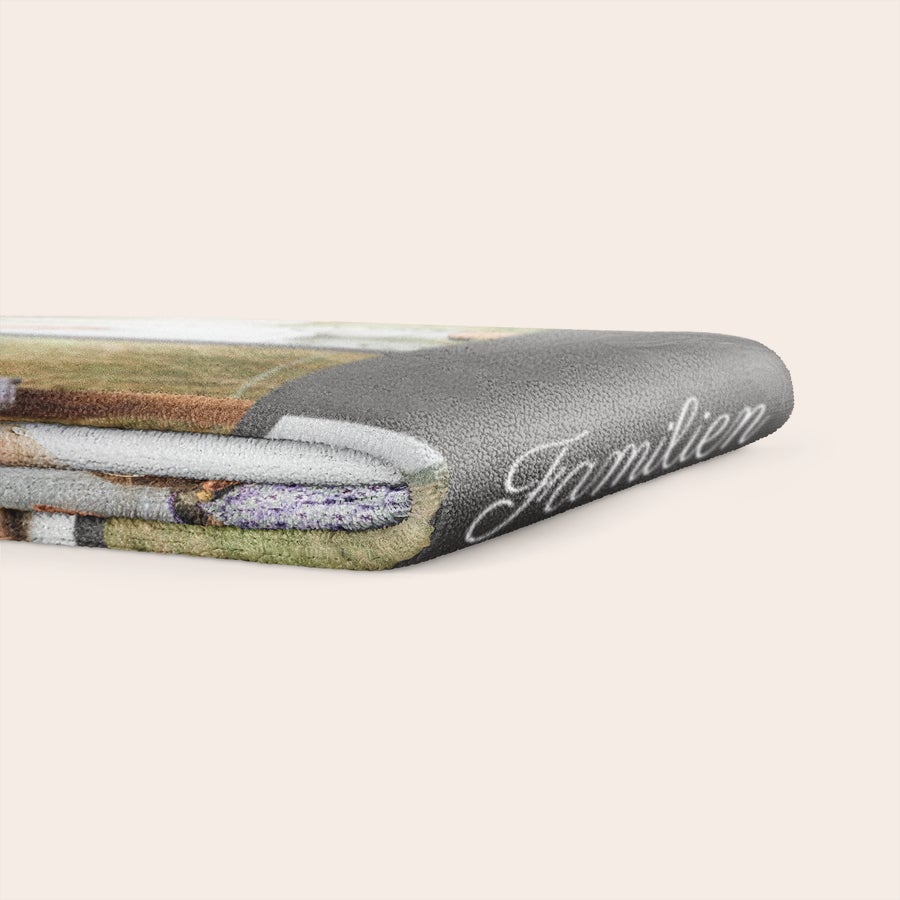 Håndklæde med heldækkende print Håndklæde med heldækkende print