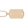 Dog Tag - goldfarben