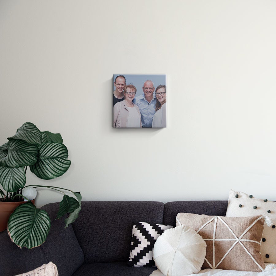 Personalised photo canvas